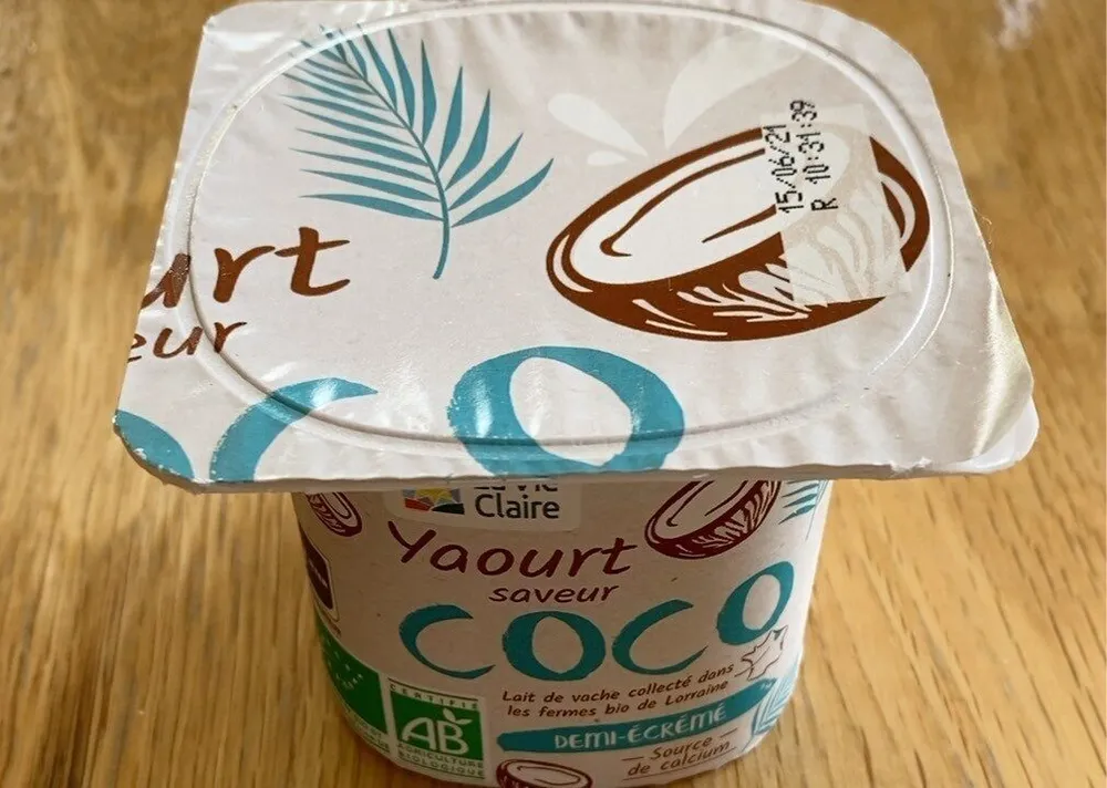 Yaourt saveur Coco