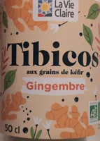 Tibicos aux grains de kéfir gingembre