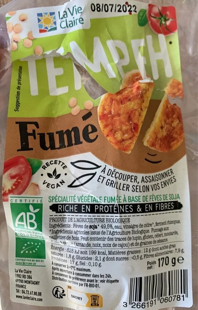 Tempeh fumé