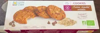 Cookies avoine chocolat noisette