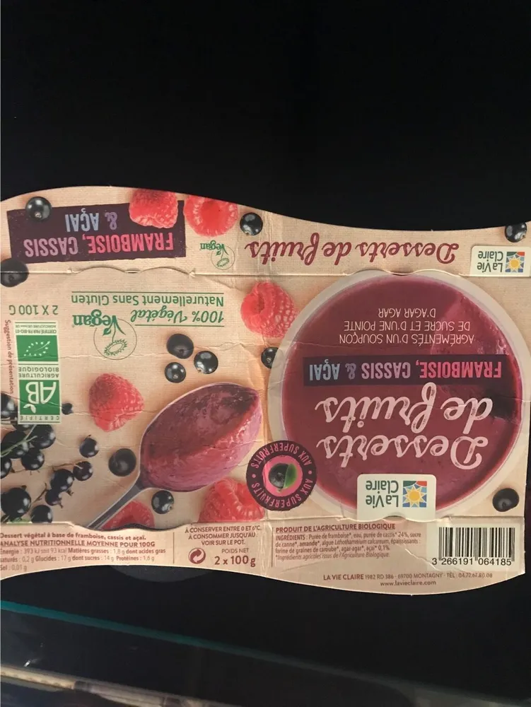Desserts de Fruits