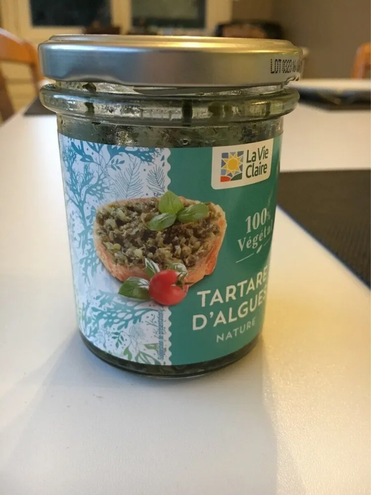 Tartare d'algues nature