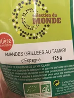 Amandes grillées au tamari