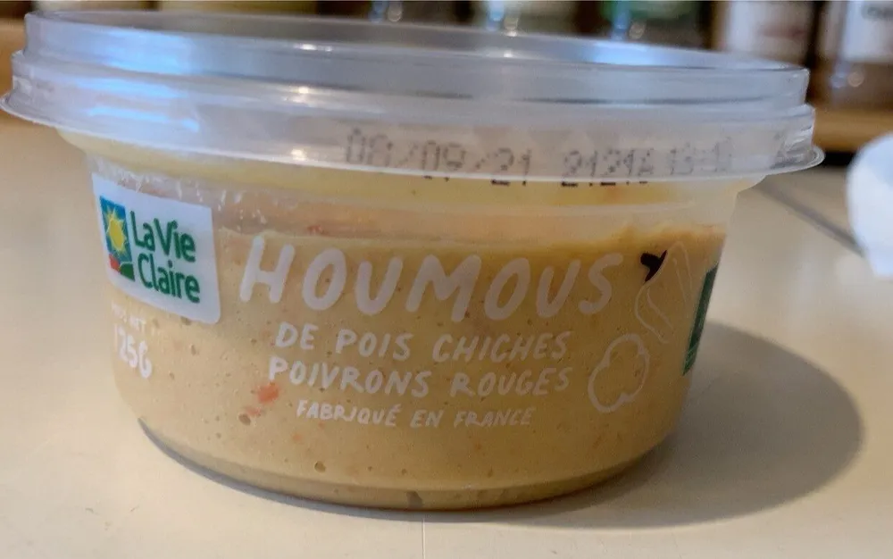 Houmous de Pois Chiches Poivrons Rouges
