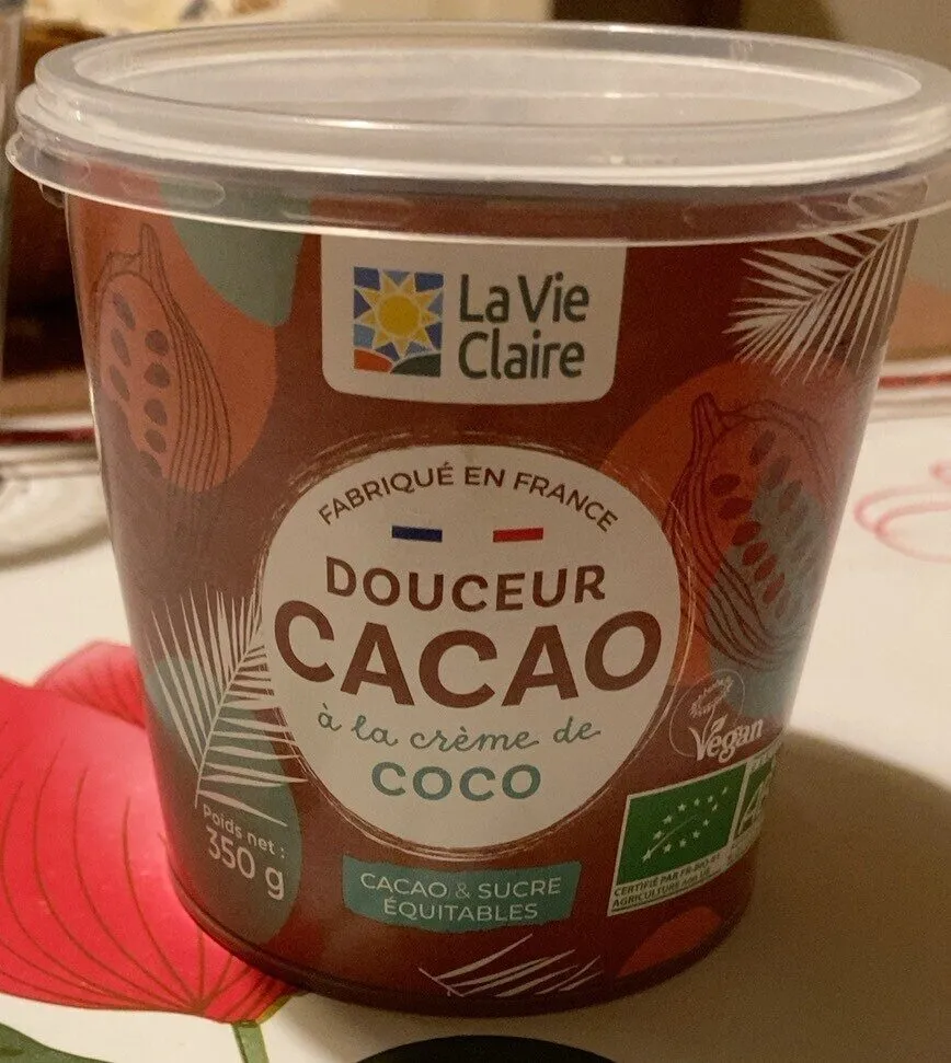 Douceur cacao a la creme de coco