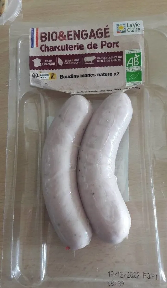 boudins blancs