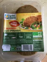 2 burgers aux épinards