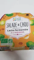 Salade de chou lacto-fermenté à l'indienne