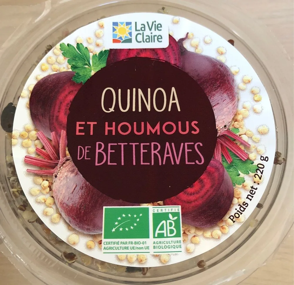 Quinoa et Houmous de Betterave