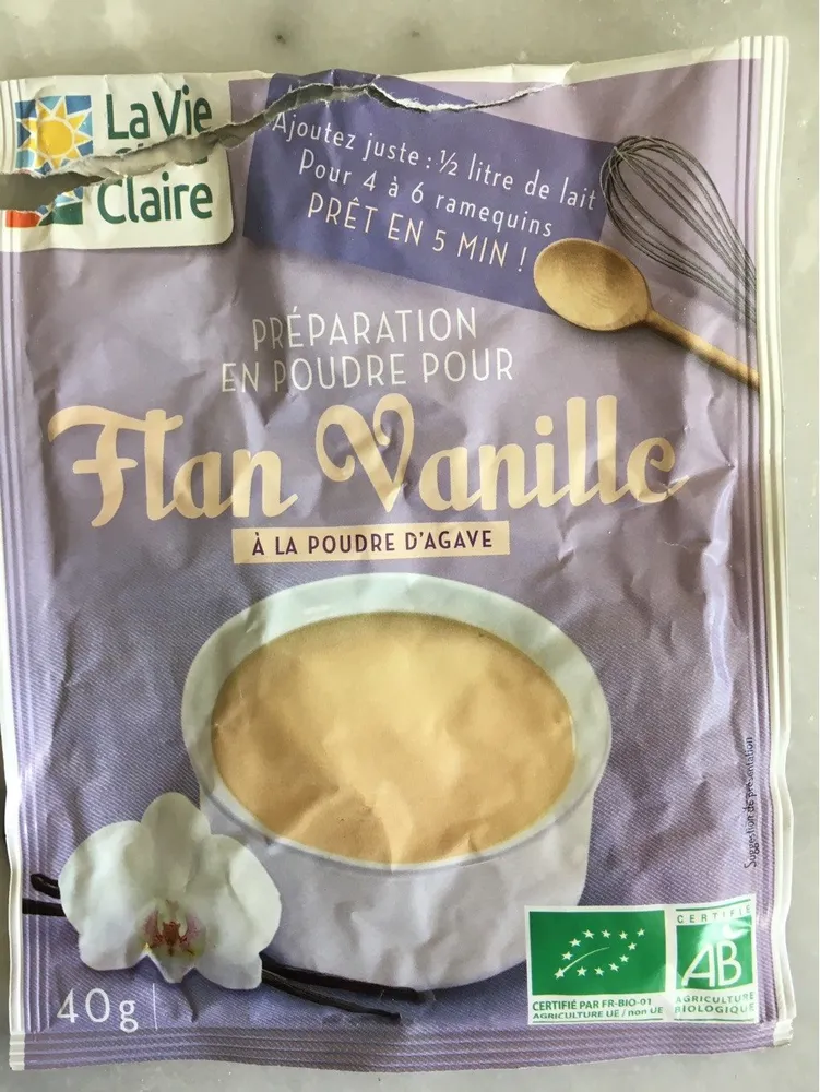 Preparation pour flan vanille