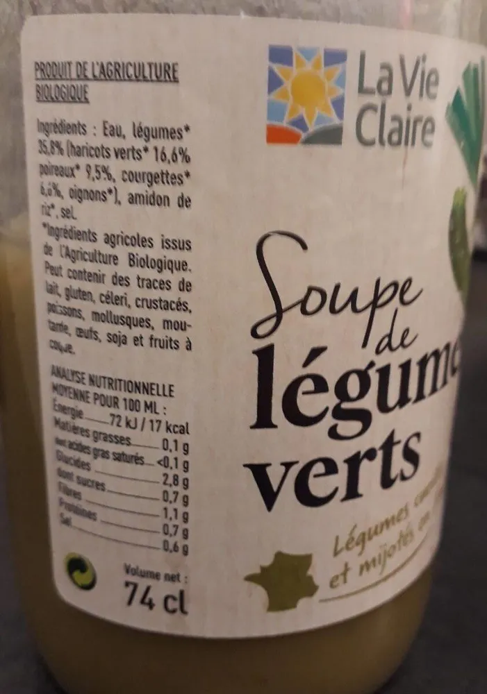 Soupe de Légumes verts