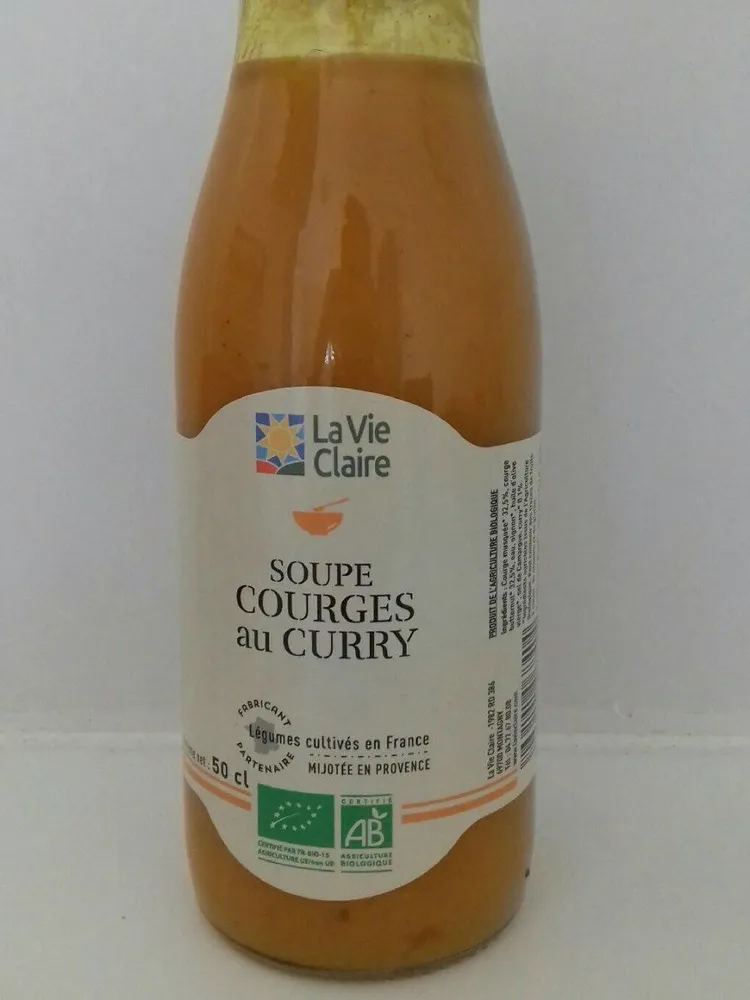 Soupe courges au curry