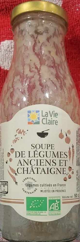 Soupe de legumes anciens et chataigne