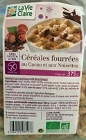 Céréales fourrées au Cacao et aux Noisettes