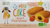 Mini cake fourré framboise