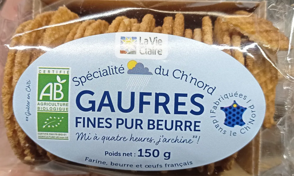 Gaufres fines pur beurre