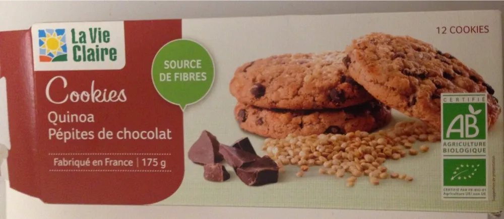 Cookies Quinoa et Pépites Chocolat