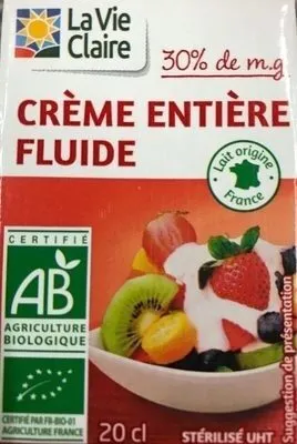 Crème entiere fluide