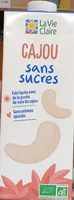 Boisson Cajou sans sucres