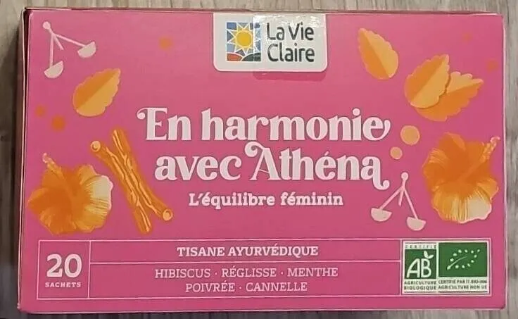 En harmonie avec Athéna - Tisane Ayurvédique