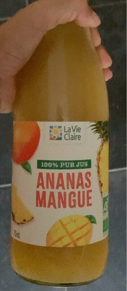 Jus ananas mangue 100% pur jus