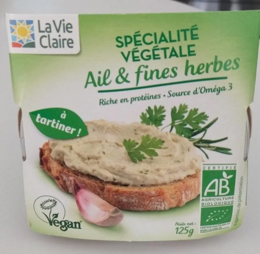 Spécialités végétale ail et fines herbes