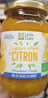 Confiture allegée de citron