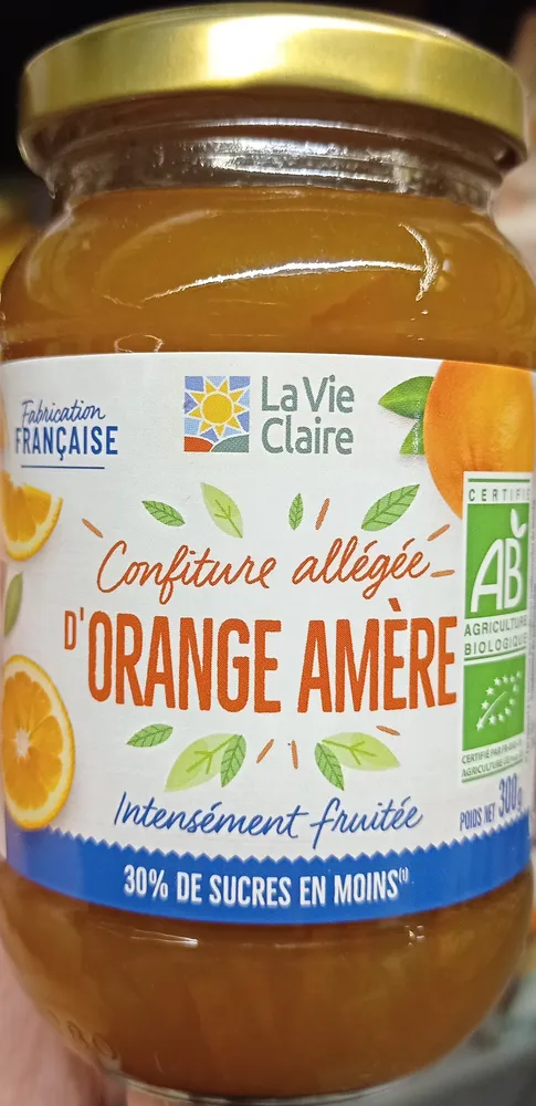 Confiture allégée d’orange amère