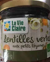 Lentilles Vertes aux Petits Légumes