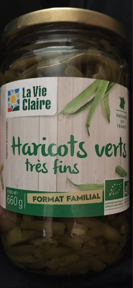 Haricots verts très fins format familial