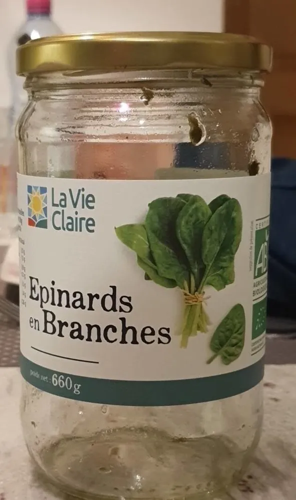 Épinards en branches