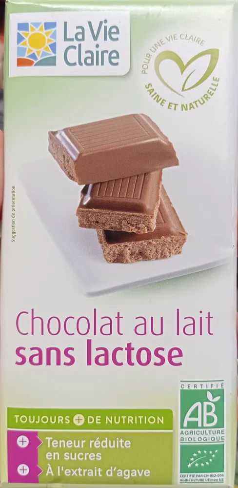 Chocolat Au Lait Sans Lactose