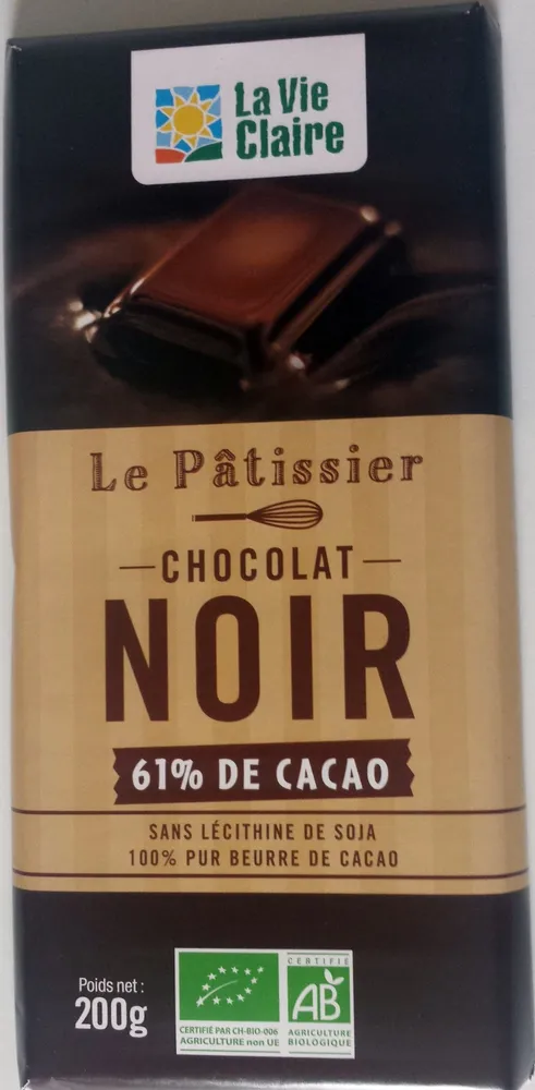 Le Pâtissier Chocolat noir 61% de cacao