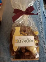 Sachet fritures aux chocolats noir lait et blanc