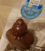 Moulage de poule au chocolat au lait