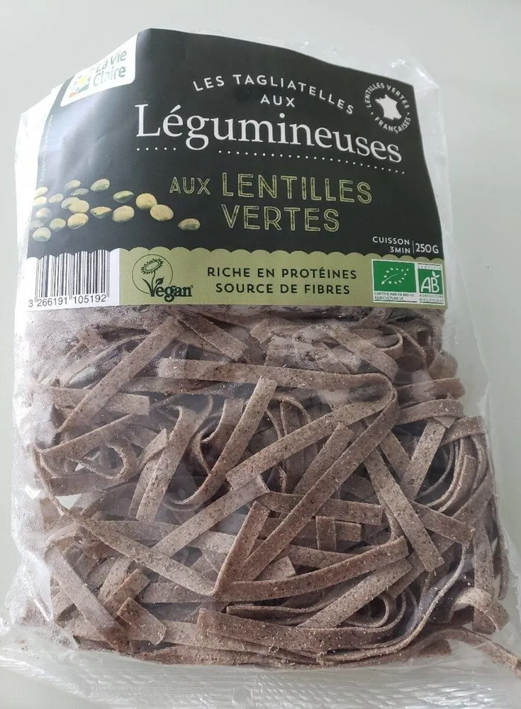Les Tagliatelles Aux Lentilles Vertes