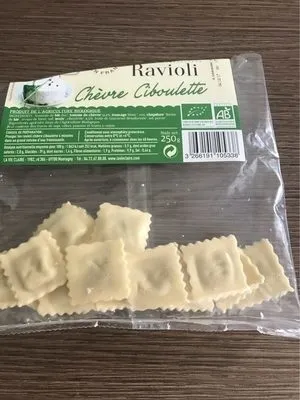 Ravioli chevre ciboulette