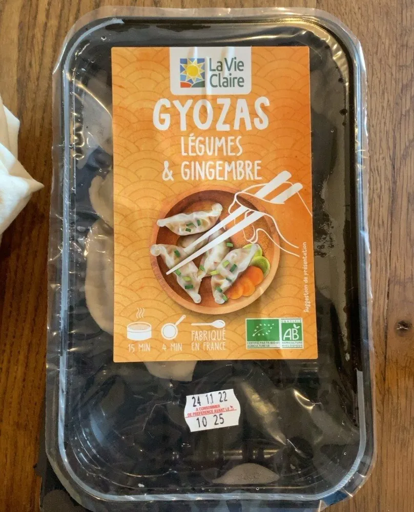 Gyozas legumes & gingembre