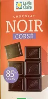 Chocolat noir corsé 85%
