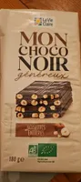 Mon choco noir généreux noisettes