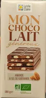 Mon chocolat généreux amande sel guérande