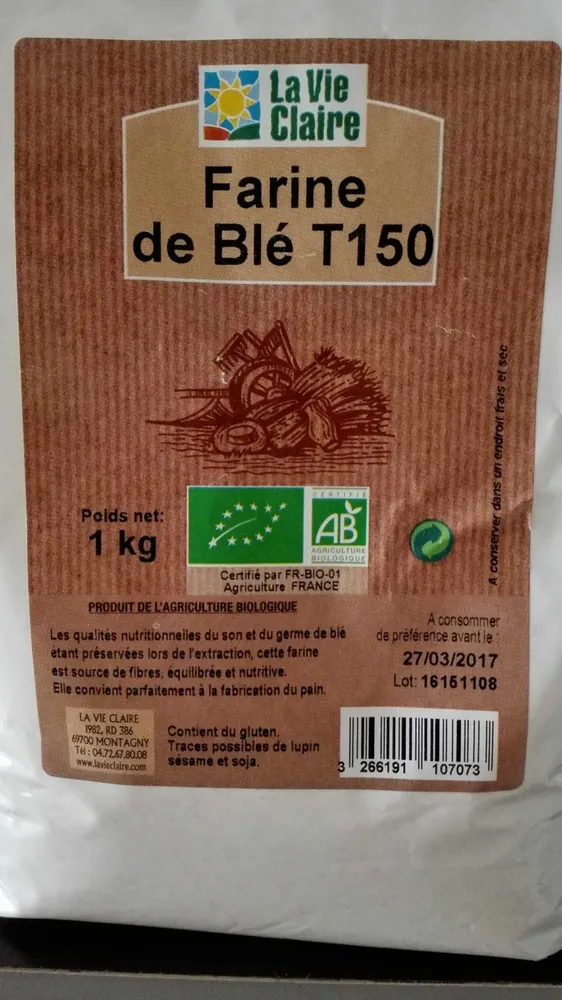 Farine de blé T150