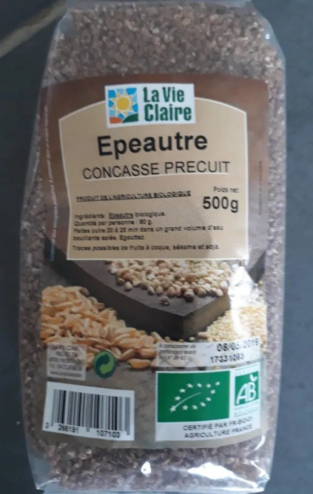 Épeautre concasse precuit