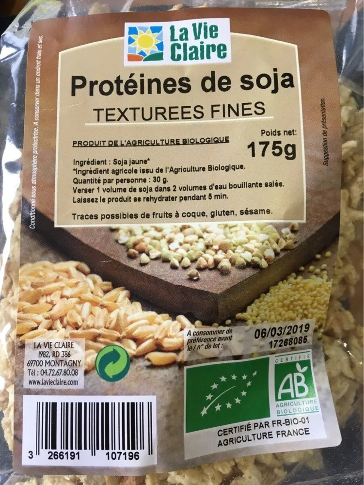 Protéines de soja