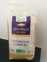 LES SEMOULES de blé COUSCOUS COMPLET