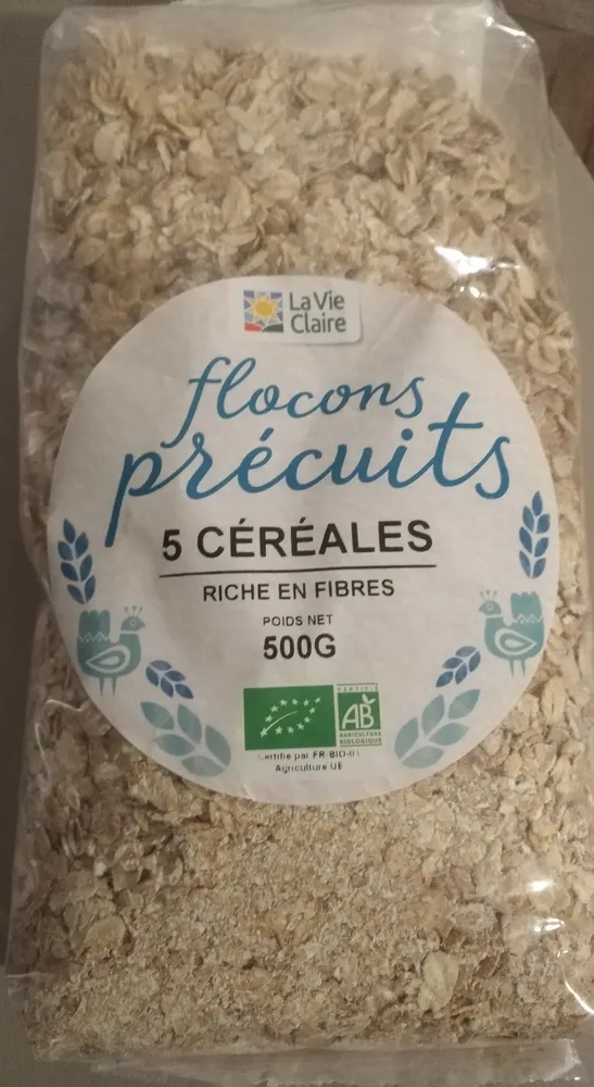 Flocons précuits 5 céréales