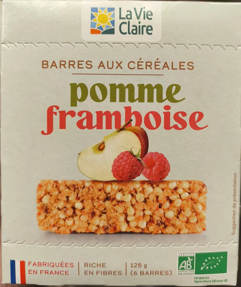 Barres Pommes Framboises