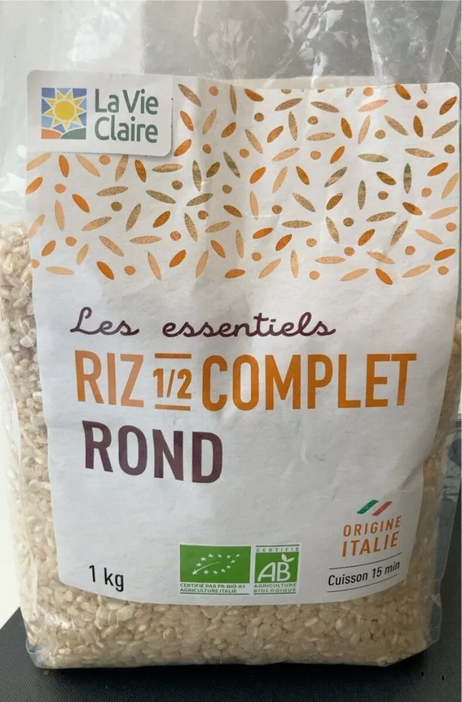 Riz 1/2 complet rond