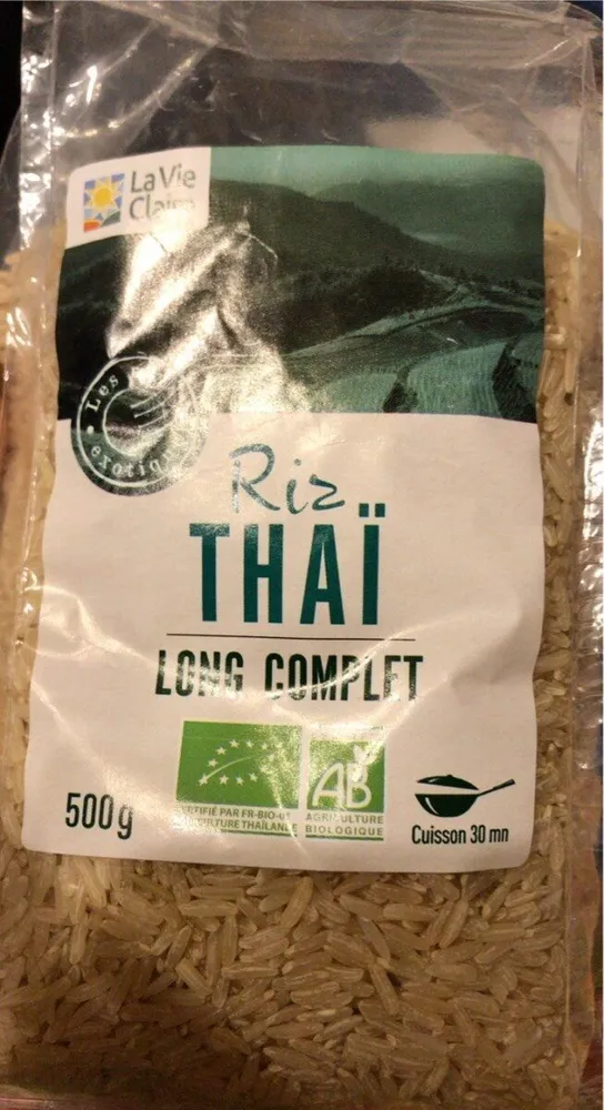 Riz Thaï Long complet