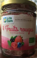 confiture extra 4 fruits rouges